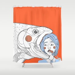 Sushi Attack Shower Curtain