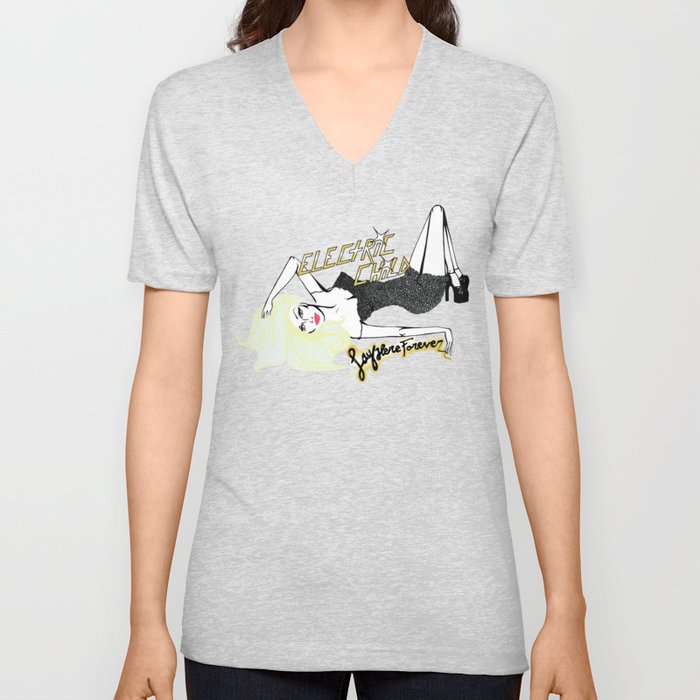 Lets Lay Here Forever V Neck T Shirt