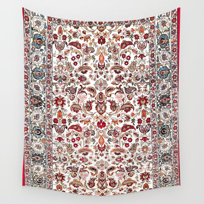 Qum Central Persian Rug Print Wall Tapestry