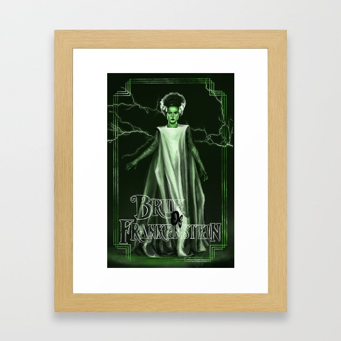 The Monster's Bride Framed Art Print