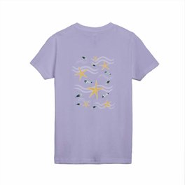 Starfish and Fish Kids  Pattern Kids T Shirt