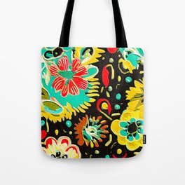 In the Garden II - colorful doodle art and home decor Tote Bag