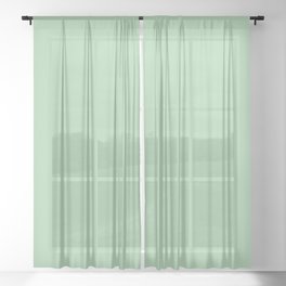 Neo Mint Sheer Curtain