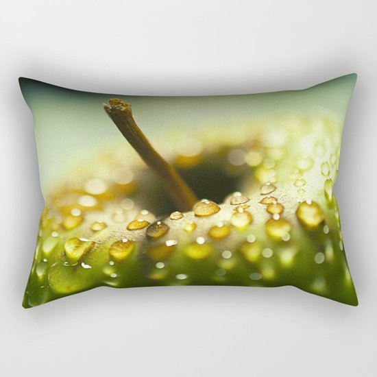 green apple Rectangular Pillow