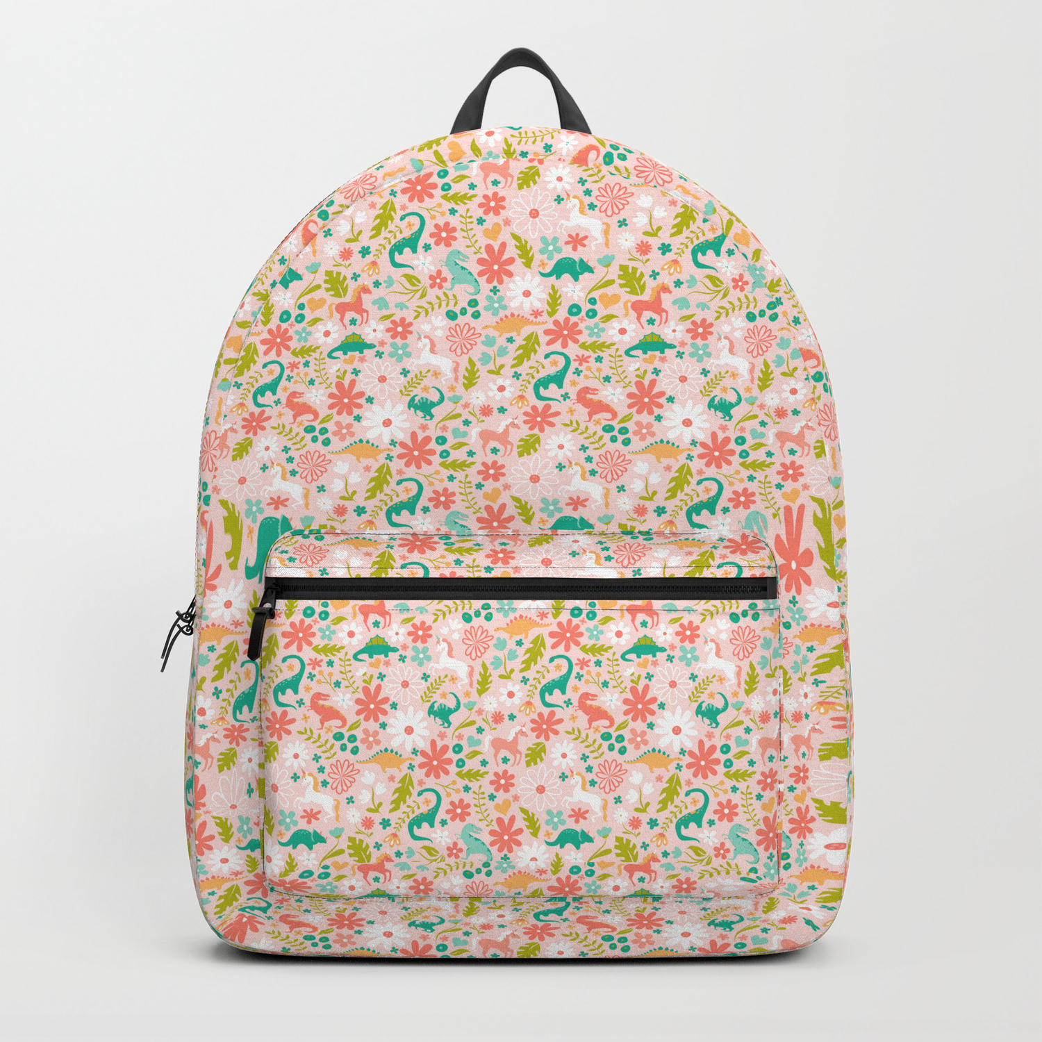 pink dinosaur backpack
