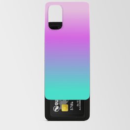 OMBRE PASTEL IRIDESCENT RAINBOW COLOR  Android Card Case