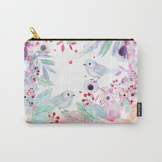 Lovebirds Carry-All Pouch