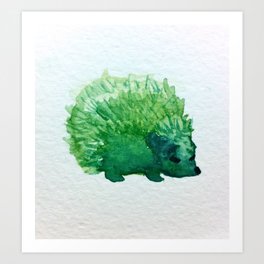 hedgehog Art Print