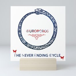 Ouroboros - The Never Ending Cycle Mini Art Print