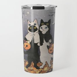 halloween cats 2 Travel Mug