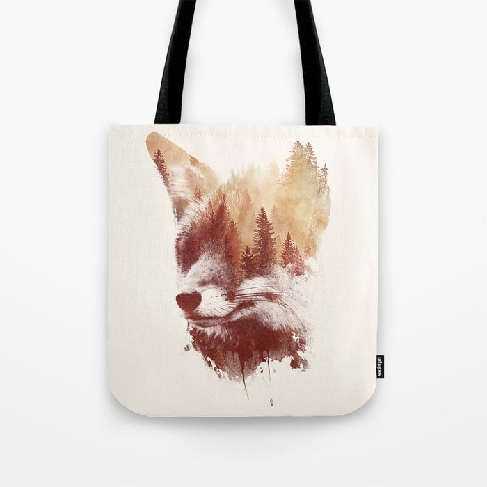 Blind fox Tote Bag