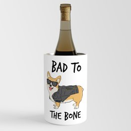 Bad to the Bone Corgi Wine Chiller