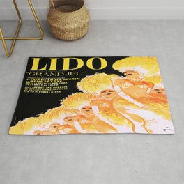 Vintage poster - Lido Area & Throw Rug