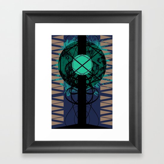 The Eye Framed Art Print