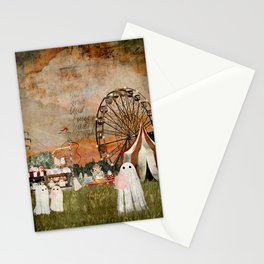Ghost Fairground Stationery Card