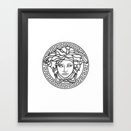 Medusa greek Framed Art Print