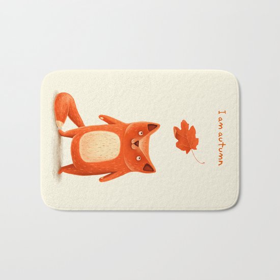 I am autumn (2) Bath Mat