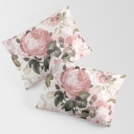 Vintage & Shabby Chic - Sepia Pink Roses  Pillow Sham