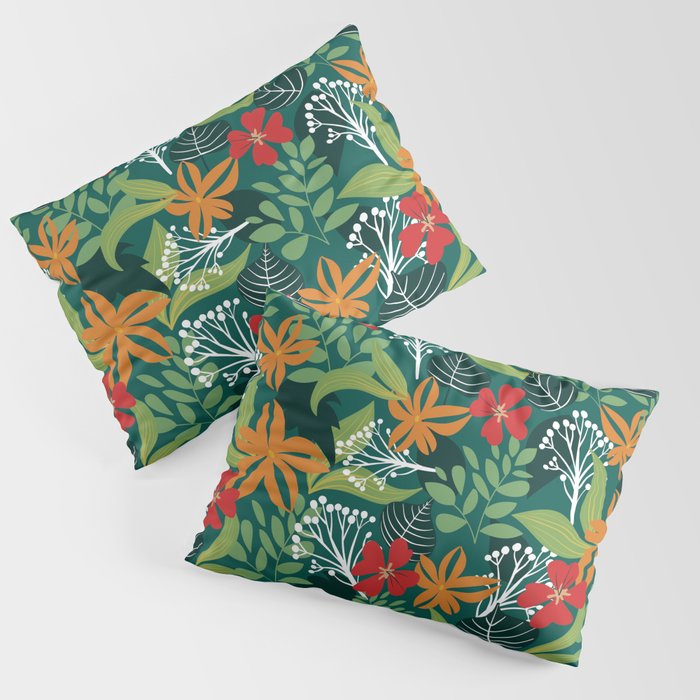 Wild forest flowers Pillow Sham