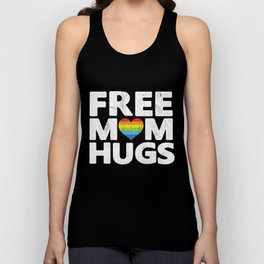 Free Mom Hugs, Free Mom Hugs Rainbow Gay Pride Unisex Tank Top