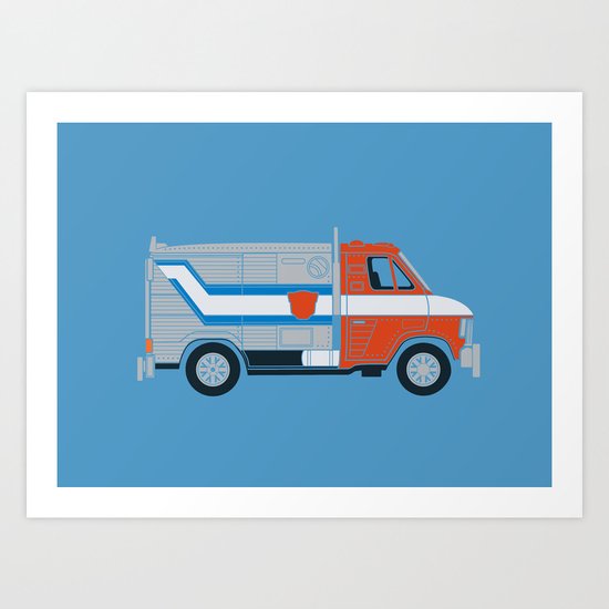 Optimus Van Art Print