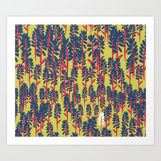 Lavender Fields Forever Art Print