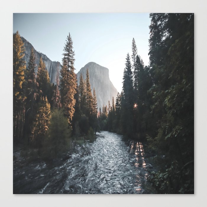 Sunrise at Yosemite Valley, USA Canvas Print