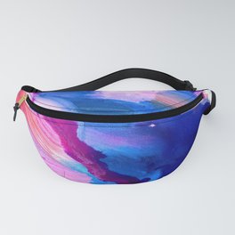 Danbury Abstract Watercolor Painting Fanny Pack