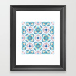 Colorful Bohemian Mandala Framed Art Print