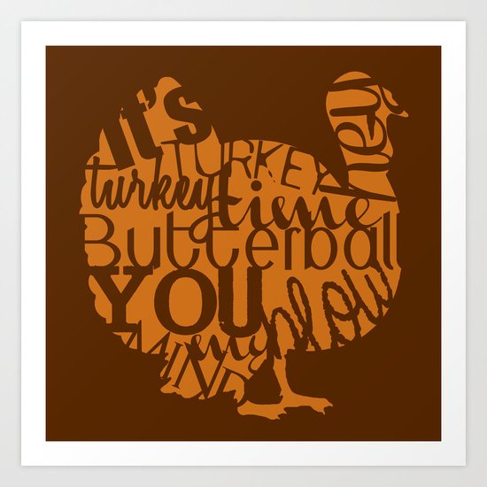 Turkey Time Art Print