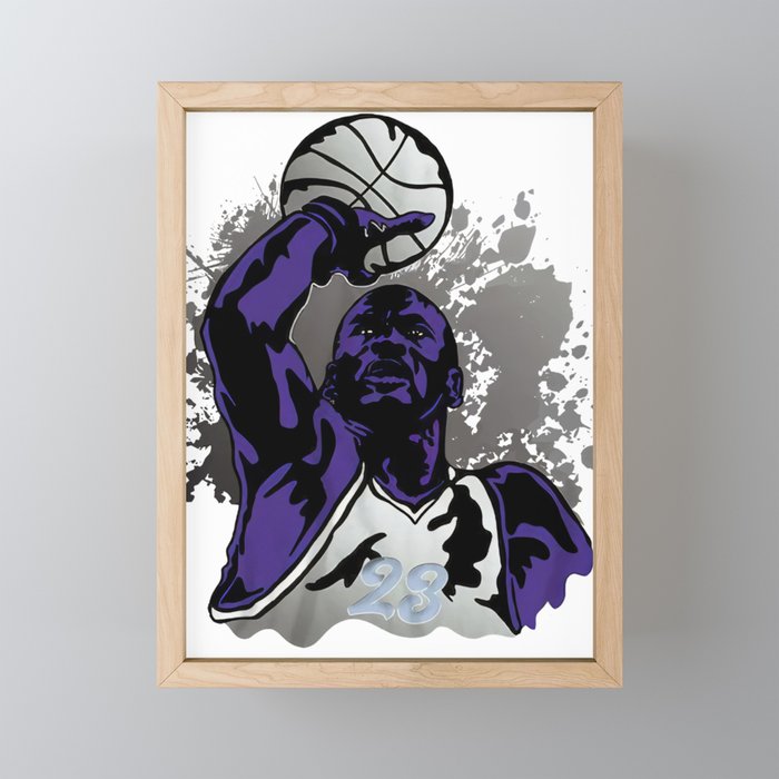 Basketball Idol Framed Mini Art Print