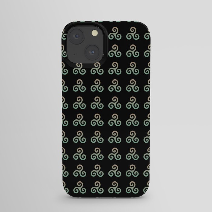 Triskele 3 -triskelion,triquètre,triscèle,spiral,celtic,Trisquelión,rotational iPhone Case