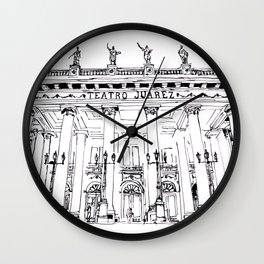 Teatro Juárez Wall Clock