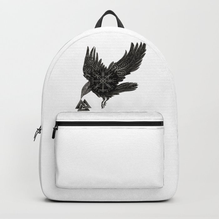 Norse Raven & Rune Backpack