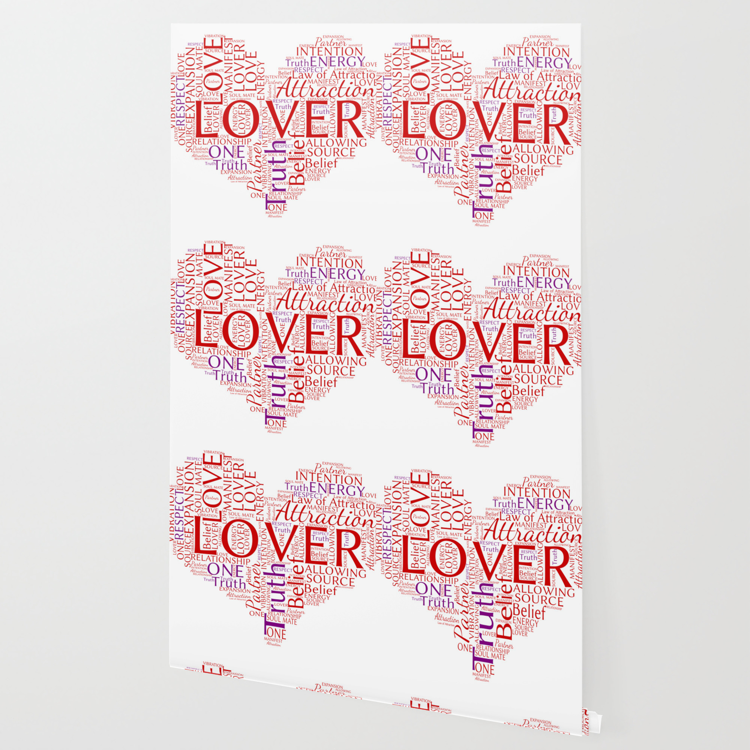 Manifest Love Word Art Wallpaper By Freedomenlightenment Society6