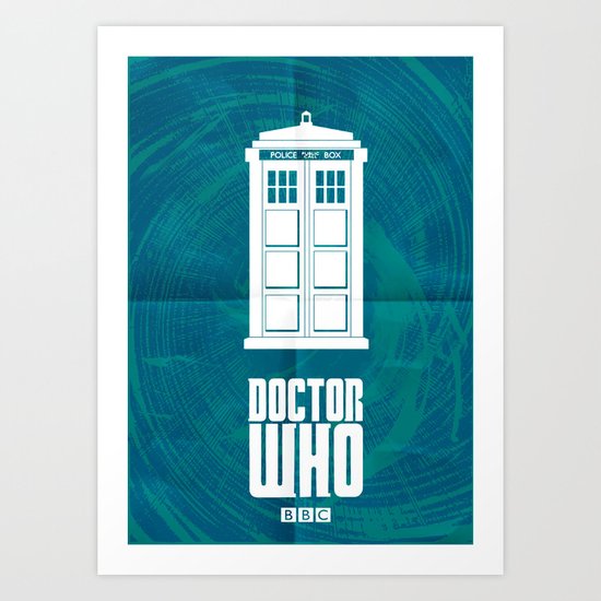 Doctor who tardis Art Print