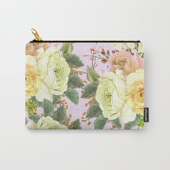 Watercolor Roses #4 Carry-All Pouch