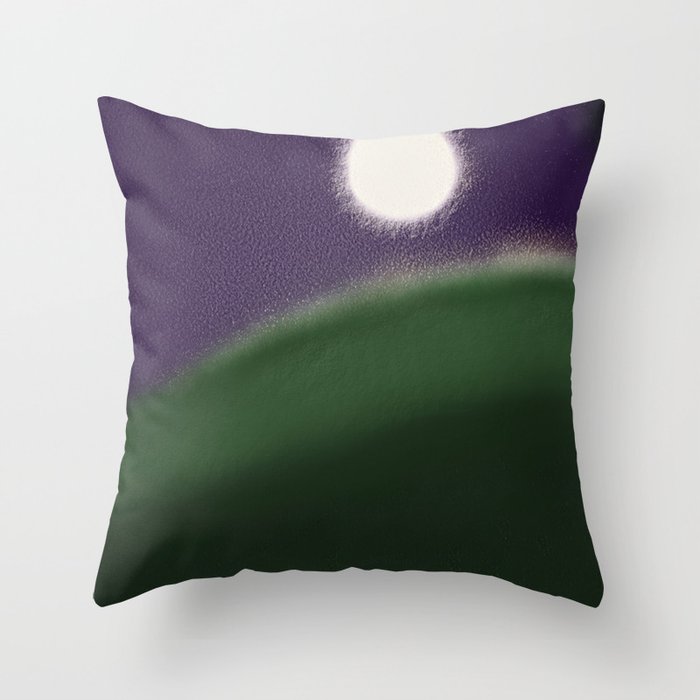 Fatness of the moon Throw Pillow
