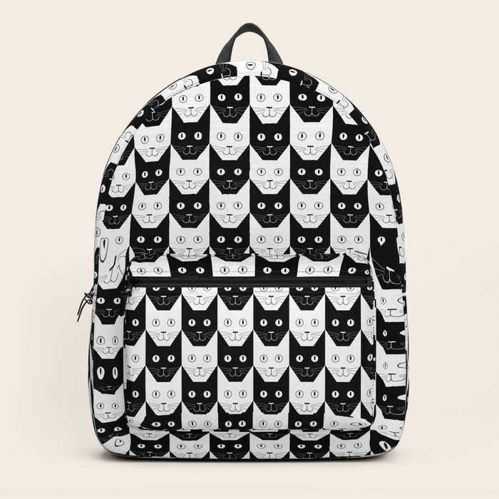 white cat backpack