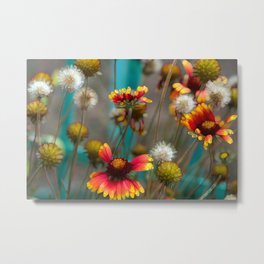 Fiery Flowers Metal Print | Photo, Nature, Love, Abstract 