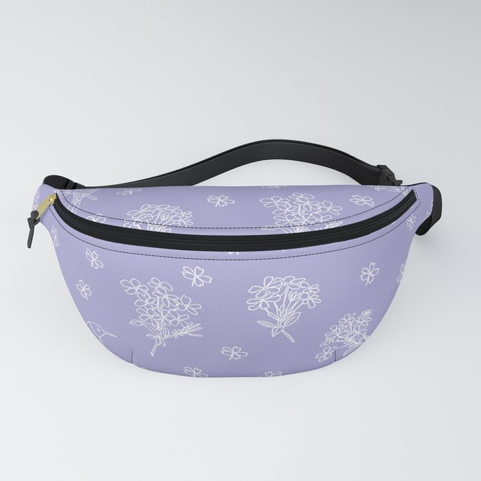 Bird ans forget me not Fanny Pack