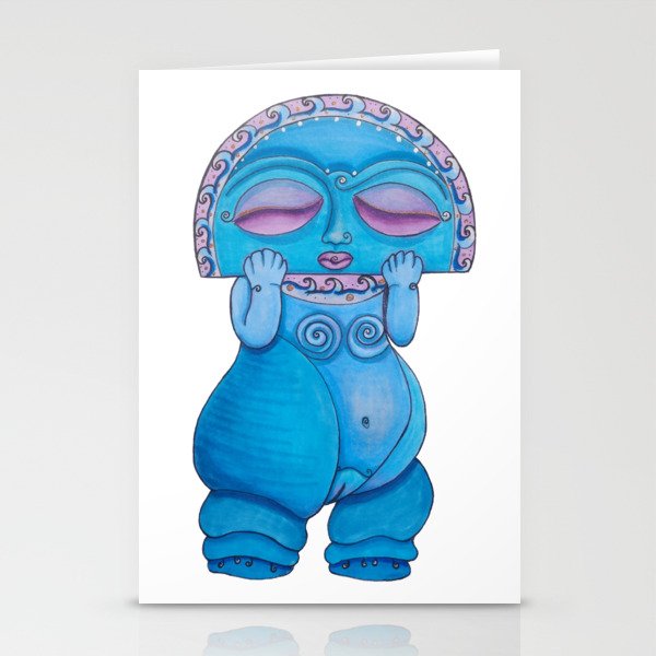 Diosa Luna (Taino Moon Goddess) Stationery Cards