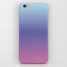 BLUE & PINK OMBRE PATTERN iPhone Skin