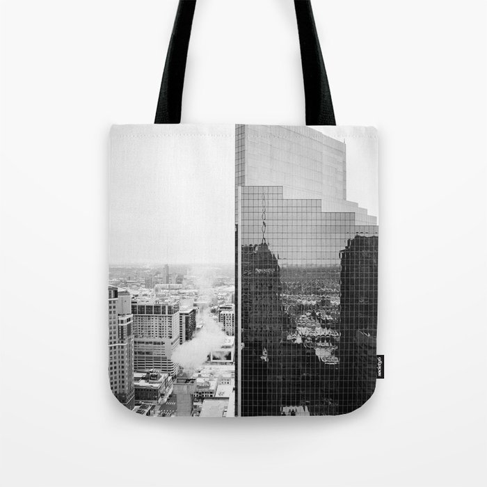 City in the Snow | Minneapolis Architecture Photography Tote Bag