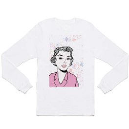 Woman in retro style - series 1a Long Sleeve T Shirt