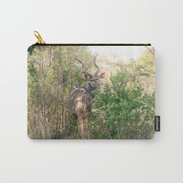 Landscape photo of kudu | Travel Photography | South Africa Carry-All Pouch