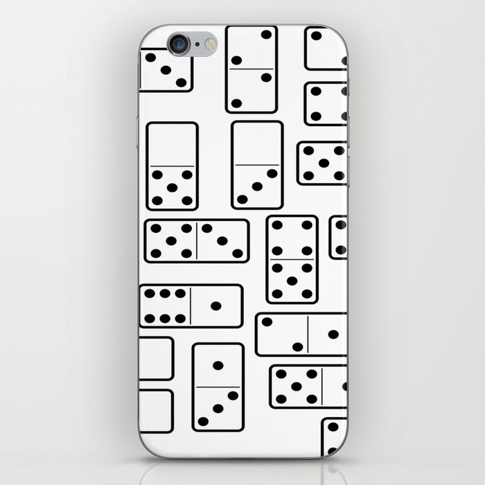 Dominoes: just plain dominoes for decor, accent piece, or gift idea, Use for home, office, or work space. Birthday iPhone Skin