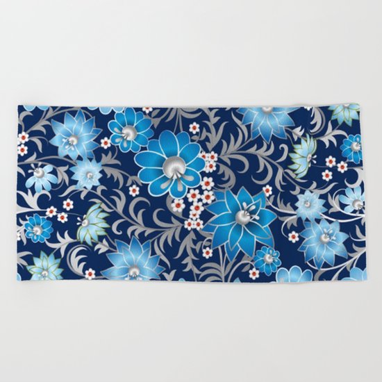 Shabby flowers #25 Beach Towel