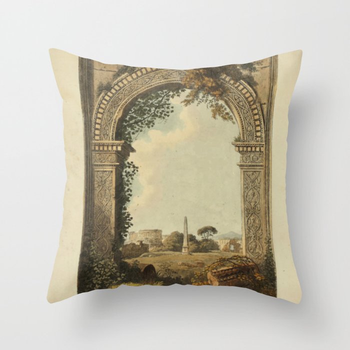 Ruins Of Rome Throw Pillow