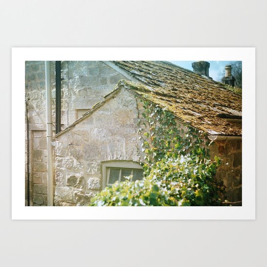 Ivy Cottage Art Print